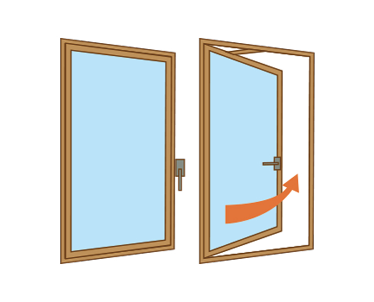 内開き窓