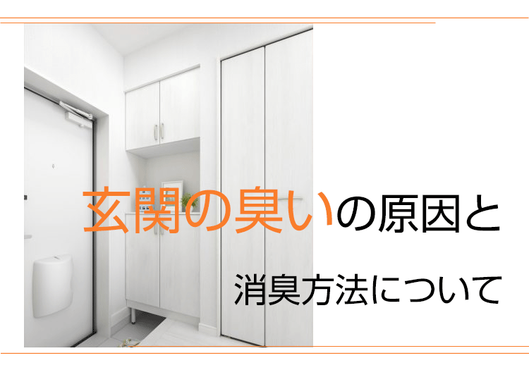 玄関の臭いの原因と消臭方法について