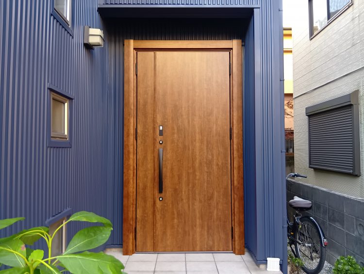 費用を抑えて交換した防火ドアの事例　after