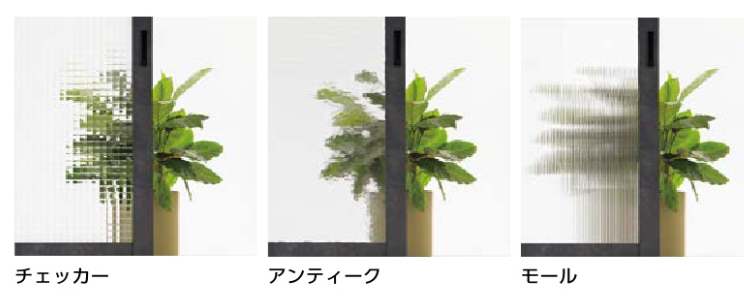 インプラス for Renovationのガラスのデザイン