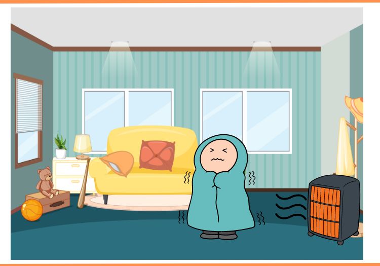 暖房をつけているのに寒いのはなぜ？