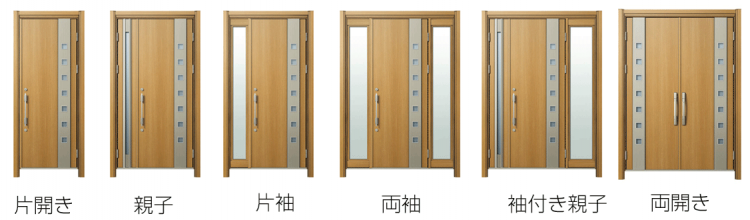 YKK AP玄関ドアの種類