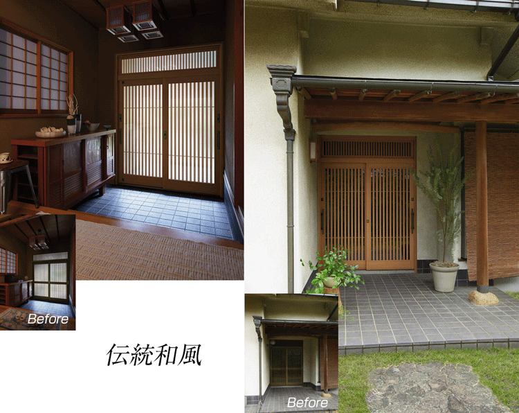 東京,千葉,茨城,勝手口ドア,玄関ドアのリフォーム, YKK APドアリモ