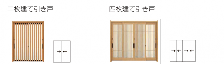 引き戸の種類