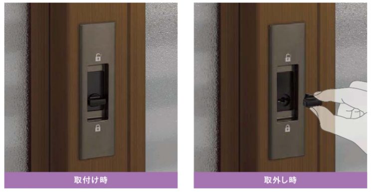ガラス破り対策のセンサーのズーム画像