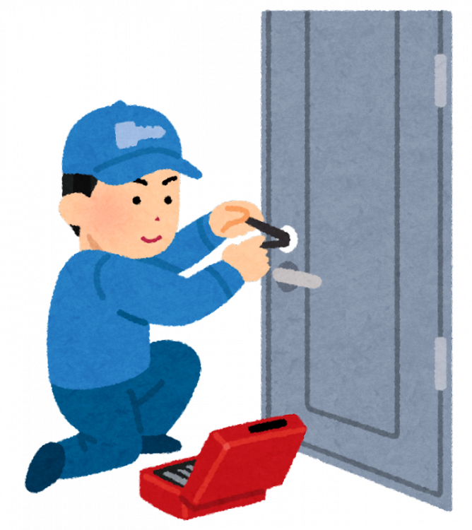 玄関ドア鍵交換の専門業者