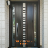 ヘーベルハウスの玄関ドアもリシェントでリフォームできます【LIXILリシェントG82型】桶川市の工事事例
