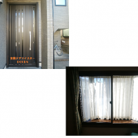 北側の玄関ドアの寒さ対策【LIXILリシェント】【YKKAPプラマードU】春日部市の工事事例