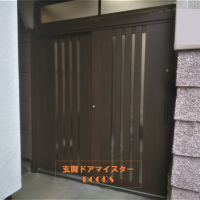 玄関引戸も1日でリフォームできます【YKKAPドアリモB04】台東区の工事事例