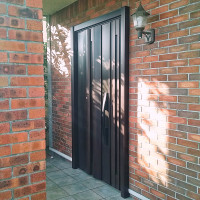 木製ドアからの玄関ドアリフォーム
