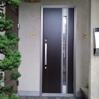 ランマを無くして背の高いドアに【LIXILリシェント M78型】東京都板橋区の工事事例