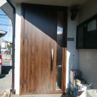 中古住宅のお引っ越し前に玄関ドアをリフォーム【LIXILリシェントM17型】千葉県柏市の工事事例