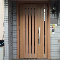 ドアの幅を広げて出入りしやすくリフォーム【LIXILリシェントM27型】千葉県印西市の工事事例