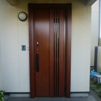 【LIXILリシェントM83型】川口技研ALKINGのドアを採風ドアにリフォーム（埼玉県加須市の工事事例）