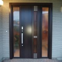 両袖枠のドアを換気ができる断熱ドアにリフォーム【LIXILリシェントM83型】旭市の工事事例