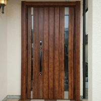 ドアの幅を広くするため親子ドアにしました【LIXILリシェントP77型】浦安市の工事事例