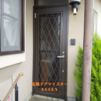 勝手口ドアは換気が欲しいドアです【LIXILリシェントC型】西東京市の工事事例
