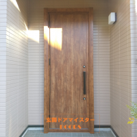 寒さ対策と暑さ対策のためK2仕様のドアでリフォーム【LIXILリシェントM17型】川崎市の工事事例