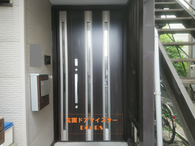 ＞施工事例：ピッキングされにくい、リモコンキー付きの玄関ドア（川崎市）