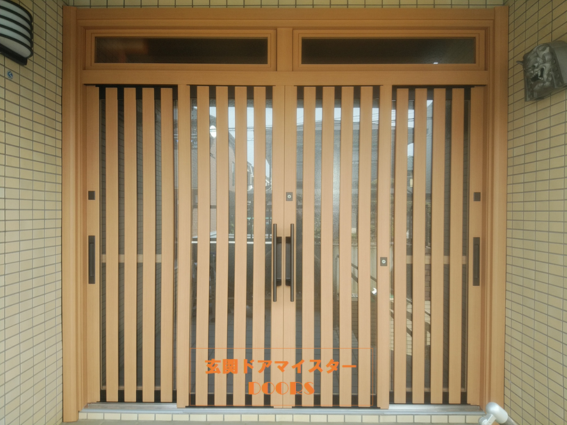 YKKAP玄関 リフォーム玄関ドア ドアリモ　 アウトセット片引込み戸　袖付　アルミ色　B03型 - 13