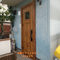 川口技研のドアをドアリモのドアでセンスアップ【YKKAPドアリモE02】小金井市の工事事例