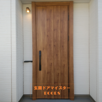 プライバシーを守れるドアになりました【YKKAPドアリモN08】千葉市の工事事例