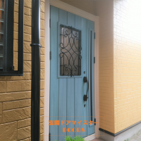 アイスブルーノーチェのドア！人気です【YKKAPドアリモE10】鎌ヶ谷市の工事事例