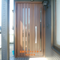 三和シャッターの玄関ドアをリフォーム【LIXILリシェントG14型】匝瑳市の工事事例