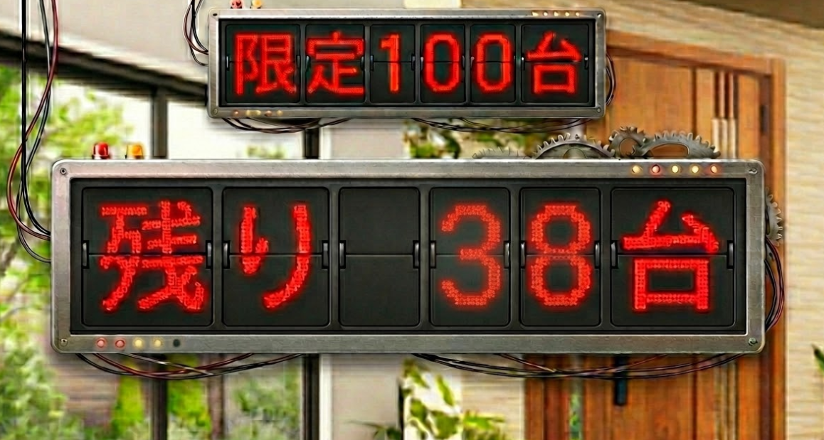 【限定100台】選ばれて日本一「感謝の200万円還元キャンペーン」