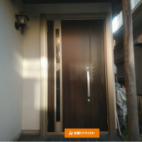 玄関の寒さ対策にはドアの断熱化が必要です【LIXILリシェントM78型】松戸市の事例