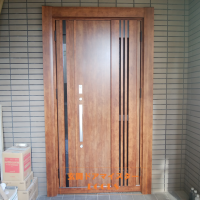 三井ハウスの玄関ドアをリフォーム【LIXILリシェントM83型】目黒区の工事事例