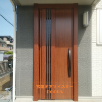 ダイワハウスの玄関ドアも採風ドアにできます【LIXILリシェントM83型】蓮田市の工事事例