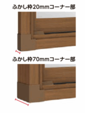 内窓のふかし枠